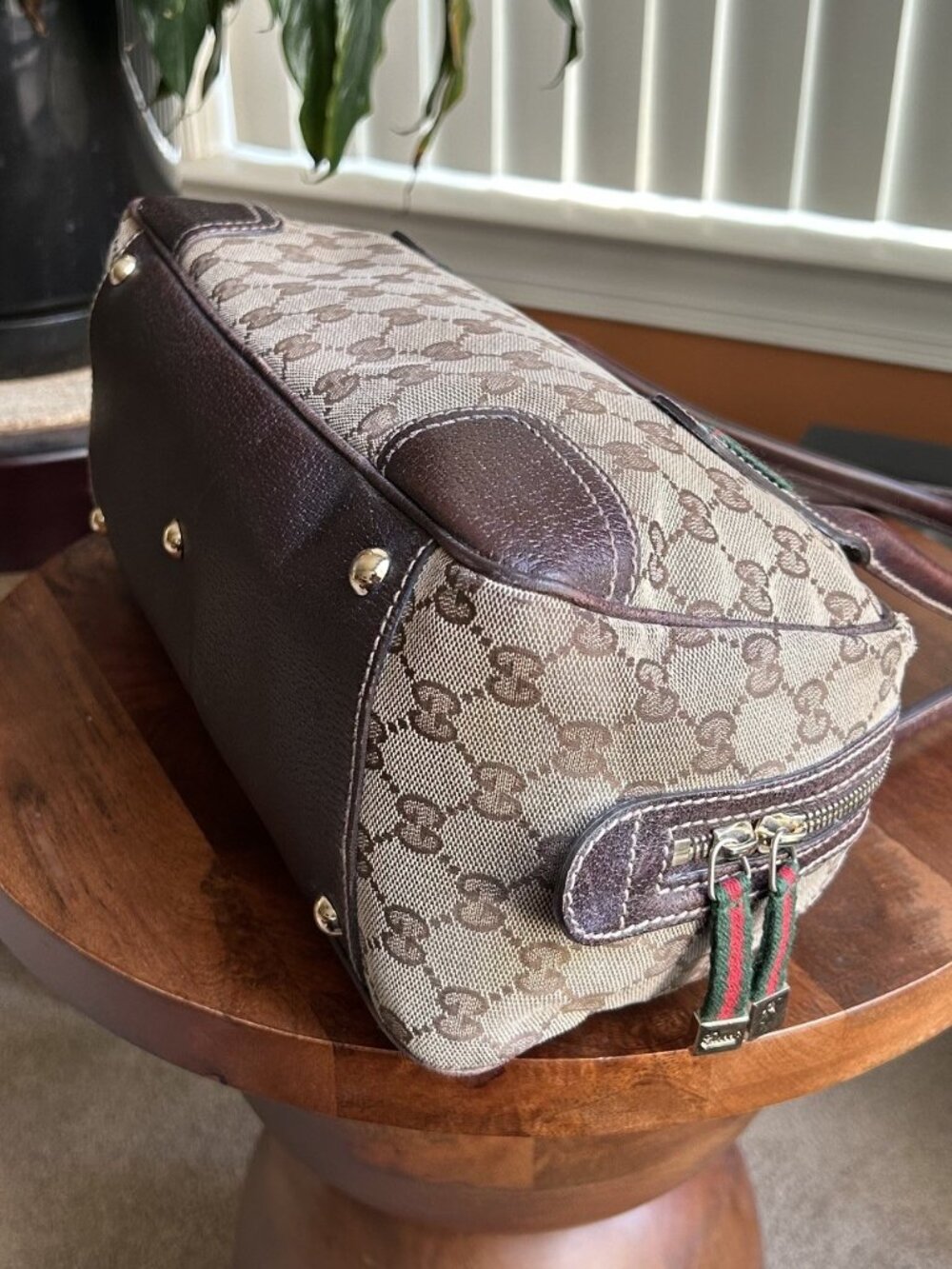 GUCCI GG Princy Boston Bag, Tan, Brown - Picture 14 of 16